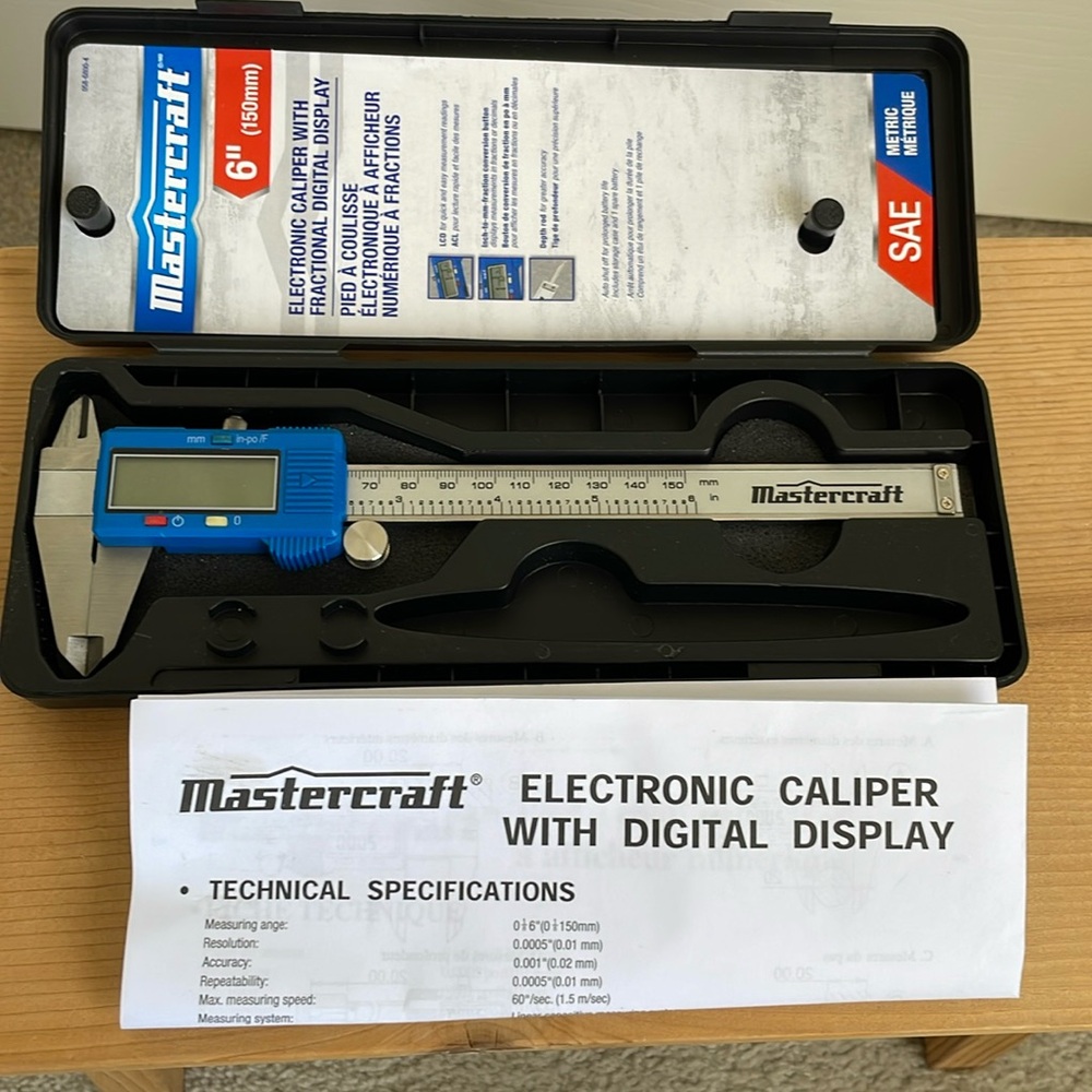 Mastercraft Electronic caliber/digital display